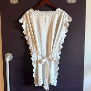 Double Zero White Floral Lace Mini Dress